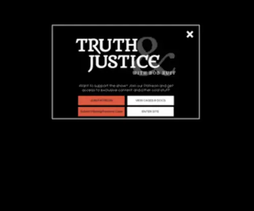 Truthandjusticepod.com(Truth & Justice) Screenshot