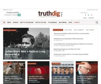 Truthdig.com(News site providing) Screenshot