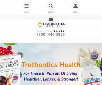 Truthentics.com(Truthentics Health) Screenshot