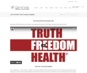 Truthfreedomhealth.com(Join Dr.SHIVA Truth Freedom Health®) Screenshot