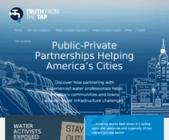 Truthfromthetap.com(Find Out the Truth about Water Companies) Screenshot