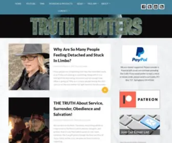 Truthhuntersshow.com(The Truth Shall Make You Free) Screenshot