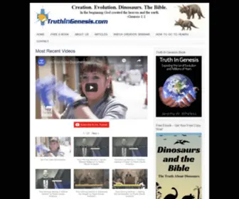 Truthingenesis.com(Sharing A Biblical Worldview) Screenshot