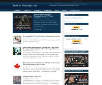 Truthinplainsight.com(In The Age Of Disinformation) Screenshot