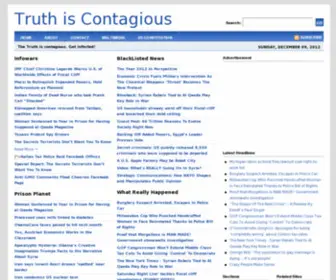 Truthiscontagious.com(Truth is Contagious) Screenshot