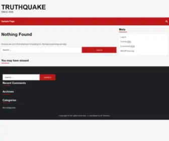 Truthquake.com(Will smith) Screenshot