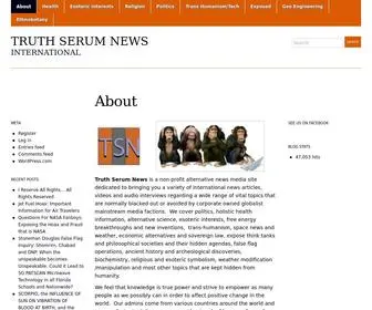 Truthserumnews.com(          Truth Serum News) Screenshot