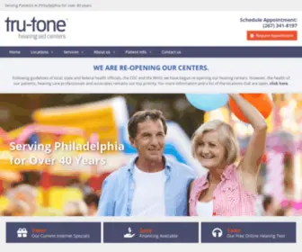 Trutonehearingaid.com(Tru-Tone Hearing Aid Centers) Screenshot