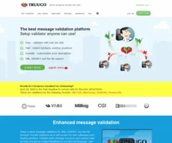 Truugo.com(Message validation platform for XML) Screenshot