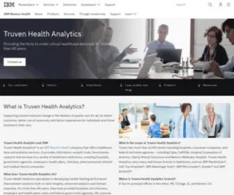 Truvenhealth.com(Truven Health Analytics®) Screenshot