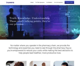 Truveris.com(Transform your Pharmacy Benefits Strategy) Screenshot