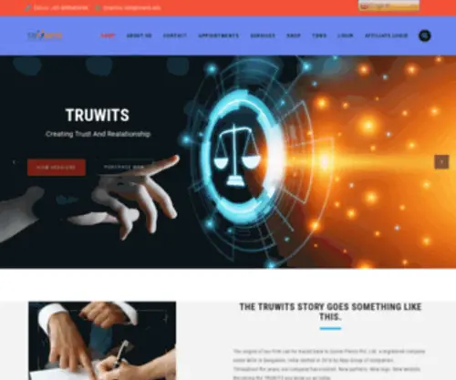 Truwits.info(Witnessing Trust & Relationships) Screenshot