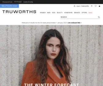 Truworths.co.za(Clothing) Screenshot