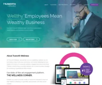 Truworthwellness.com(India's #1 Corporate Wellness Company) Screenshot