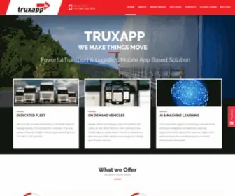 Truxapp.com(We Make Things Move) Screenshot