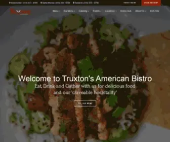 Truxtonsamericanbistro.com(Truxton's American Bistro) Screenshot