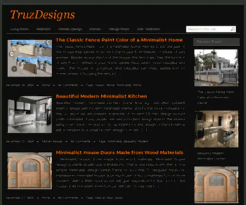 Truzdesigns.com(Interior & Exterior Design Ideas) Screenshot