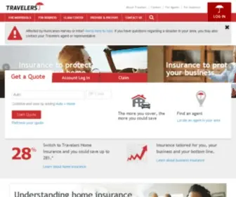 TRV.com(Insurance Coverage and Protection for What Matters Most) Screenshot