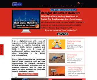 TRvdigital.com(Digital Marketing Solutions Dubai) Screenshot