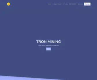 TRX-X.com(TRON Mining) Screenshot