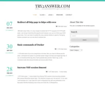 TRY2Answer.com(Email) Screenshot