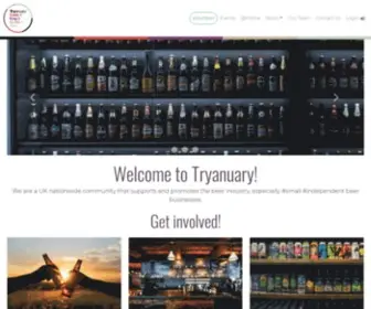 Tryanuary.com(Our mission) Screenshot