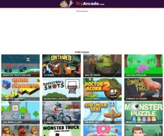 Tryarcade.com(Free games) Screenshot