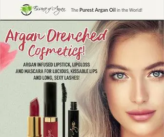 Tryargancosmetics.com(Argan Cosmetics) Screenshot