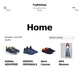 TRYB4.shop(WordPress) Screenshot