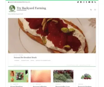 TRybackyardfarming.com(Grow Healthy Organic Foods) Screenshot