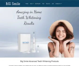 TRybigsmile.com(Big Smile In Home Teeth Whitening Kit) Screenshot