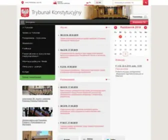 TRybunal.gov.pl(Trybunał Konstytucyjny) Screenshot