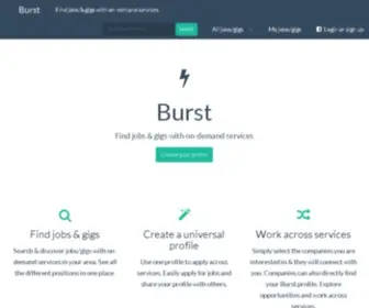 TRyburst.com(Find jobs & gigs with on) Screenshot