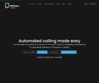 TRycall.com.au(Automated calling and SMS made easy) Screenshot