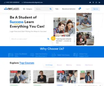 TRYclasses.com(Never Stop Learning) Screenshot