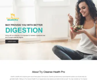 TRYcleansehealthpro.com(Try Cleanse Health Pro) Screenshot