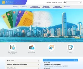 TRY.gov.hk(庫務署) Screenshot