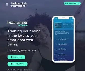 TRyhealthyminds.org(Healthy Minds Innovations) Screenshot