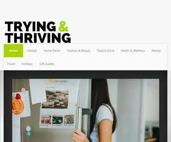 Tryingandthriving.com(Trying and Thriving) Screenshot
