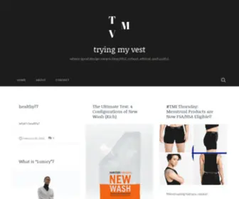 Tryingmyvest.com(Where good design means beautiful) Screenshot