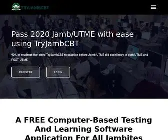 TRyjambcbt.com(Pass 2020 Jamb/UTME with ease using TryJambCBT. The only 100% FREE Jamb CBT replica) Screenshot