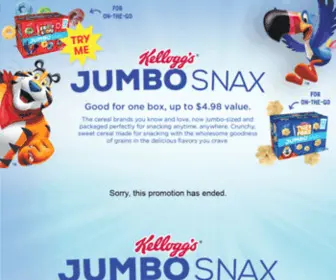 TRyjumbosnax.com(Jumbo Snax) Screenshot