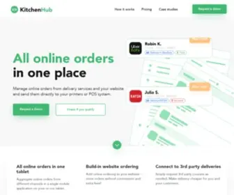 TRykitchenhub.com(Kitchenhub) Screenshot