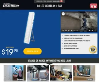 TRylightbar.com(Stay safe and secure with the lightweight & durable LED Lightbar. 60x more light than a flashlight) Screenshot