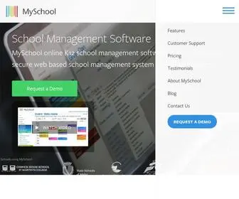 TRYMYSchool.com(School Management Software from MySchool) Screenshot