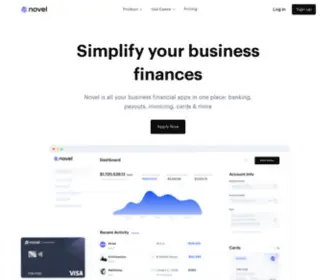 TRynovel.com(Modern U.S business banking. All your business financial apps in one place) Screenshot