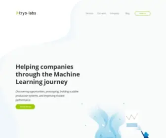 Tryolabs.com(Machine Learning & Data Science Consulting) Screenshot