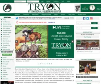Tryon2018.com(Tryon International Equestrian Center) Screenshot