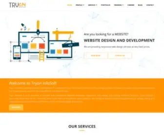 Tryoninfosoft.com(Tryon InfoSoft) Screenshot