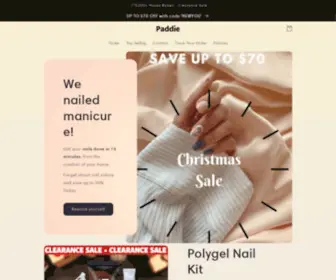 TRypaddie.com(Paddie Nails) Screenshot